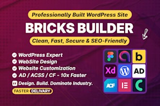 professionally customize your wordpress website with bricks builder