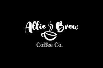 design simple classy coffee trailer logo