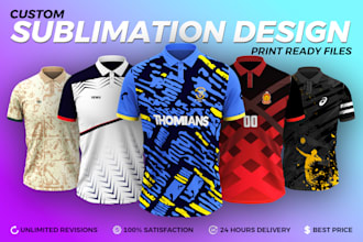 design sublimation e sports and sports jersey design