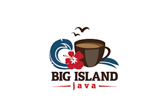 design surprising particular logo for big island java
