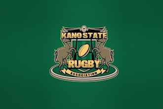 design unique kano state rugby association logo