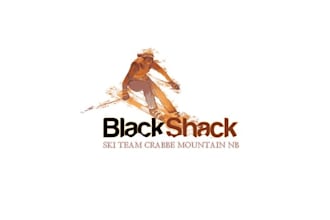 design pictorial black shack ski team logo