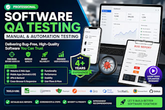 do your website QA testing and report bugs