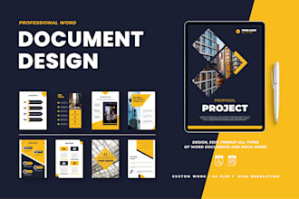 design and format your word document