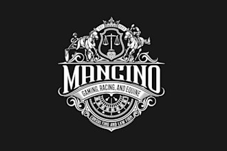 design gaming racing equine business consulting logo
