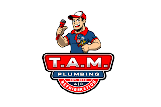 design modern plumbing air conditioning company logo