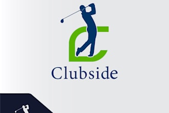 design a professional and modern golf logo for your brand