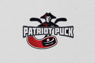 design exclusive super patriot puck logo