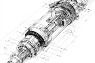 draw a detailed line art of your product, image or sketch