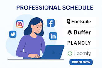 schedule and manage your social media posts with hootsuite buffer planoly loomly