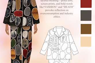 create professional fashion illustrations and photo editing