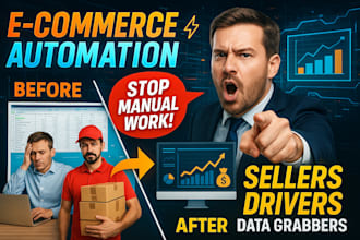 build amazon and ecommerce automation for drivers, sellers, and data grabbers