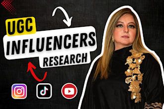 research find ugc influencers for instagram tiktok youtube influencer marketing