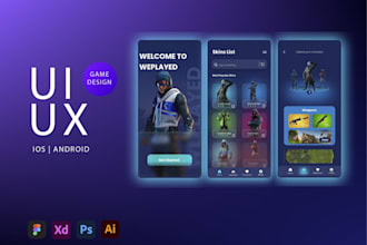 design professional UI UX for your unity game