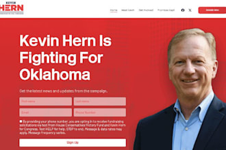 design squarespace political campaign website election website candidate website