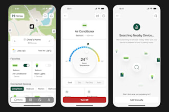 develop and setup tuya app, smart home app, iot, home based smart camera