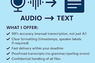 provide fast and accurate audio and video transcription