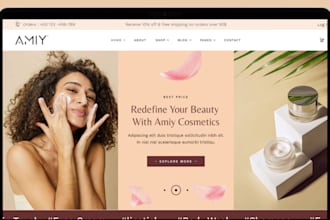 design beauty shopify store beauty store skincare store vegan beauty website