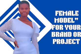 be a professional female model for fashion, skincare, and commercial use