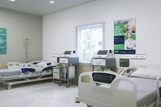 do modern 3d clinic interior design for hospitals, dental, and medical centers