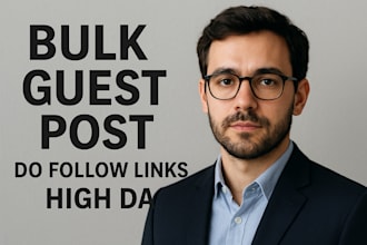do seo with bulk guest post with do fallow link