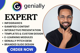 create pedagogically sound interactive course on genially or any authoring tools