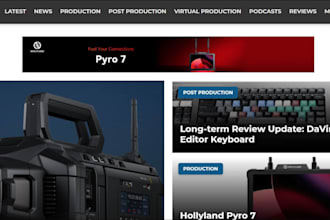 develop engaging film website for film, cinema and documentary productions