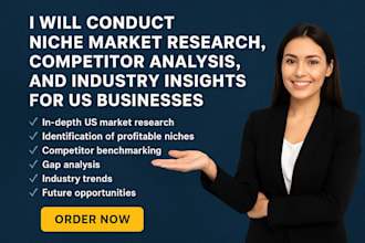 research profitable business niches create a US market entry strategy