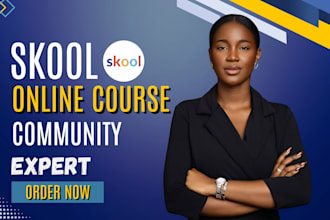 build skool online community design skool online course setup skool community