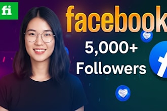 gain 5000 facebook followers fast, organically