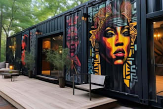 design your shipping container houses, tiny houses, shops, restaurants, kiosk