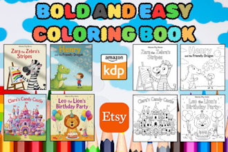 do amazing KDP coloring book, KDP coloring book, cover design, amazon KDP