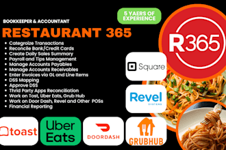 do restaurant365 bookkeeping for restaurants using r365