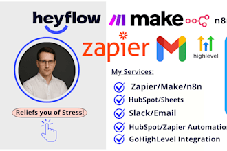 connect heyflow to hubspot or zapier make with lead routing and scoring