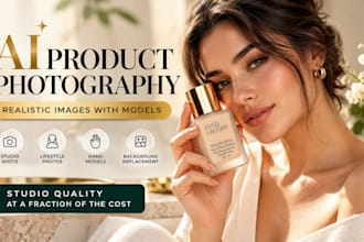 create realistic ai product photography with accurate branding