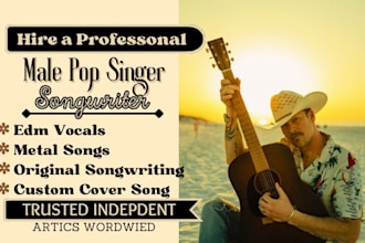 topline vocalist for rock metal song hard rock vocals edm singer ghost producer