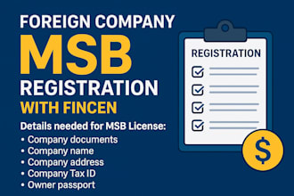 msb registration with fincen for foreign company