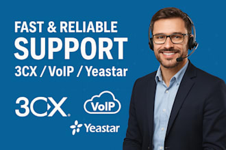 configure your voip, pbx, 3cx, yeastar and sip trunks