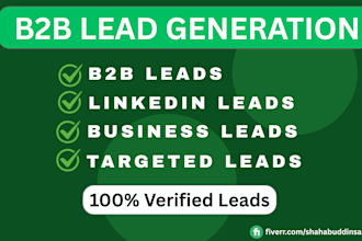do targeted b2b lead generation and prospect list building