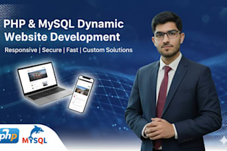 develop PHP mysql websites with dynamic features