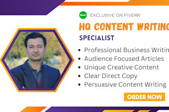 write well researched, homepage, blogs and website, technical writing services
