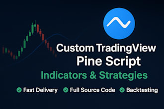 develop profitable tradingview strategies and custom indi cator