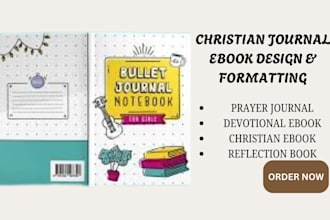 edit, format your christian ebook, daily devotional, and prayer journal