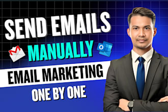 send emails manually one by one for customised email marketing