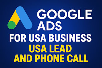 setup USA local business google ads leads phone calls
