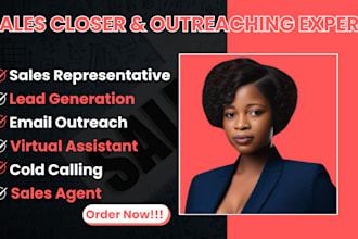 be sales closer sales agent sales representative salesperson and linkedin leads