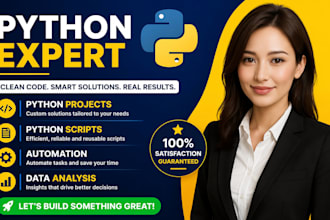 do python projects, scripts, automation and data analysis