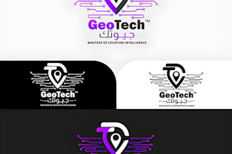 do unique technology, tech, IT support, network, app logo or any graphics design