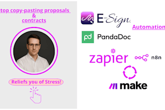 automate document generation and e sign with make or zapier