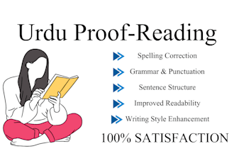 professionally proofread and edit your urdu content